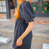 Solo Act Romper, Black