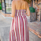 Sundown Stroll Maxi Dress, Wine
