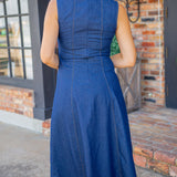 Day Date Denim Dress, Dark Denim