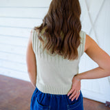 Open Invitation Sweater Top, Light Green