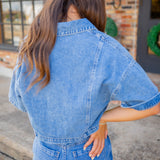 Downtown Days Top, Denim