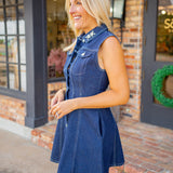 Carmelia Dress, Bijou Blue