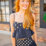 Born To Shine Top, Black