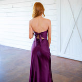 Elaia Dress, Deep Fig