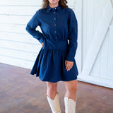 Meet Your Match Dress, Navy