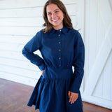 Meet Your Match Dress, Navy