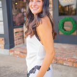 Pretty Little Secret Top, Ivory