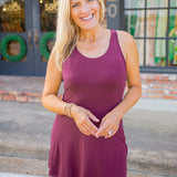Midnight Berry Active Romper, Cassis