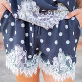 Dot Your Dreams Shorts, Black