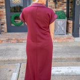 Made for More Dress, Maroon