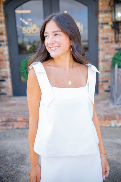 Oh, So Charming Top, Off White