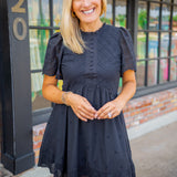 Simply Enchanting Mini Dress, Black