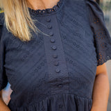 Simply Enchanting Mini Dress, Black