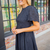 Simply Enchanting Mini Dress, Black