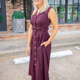 Always In Style Dress, Maroon