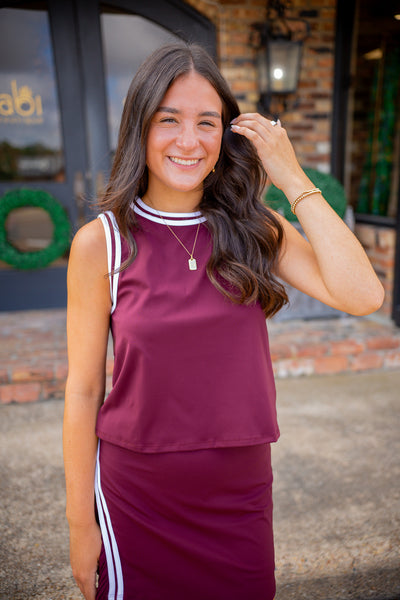Ready To Go Top, Maroon