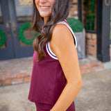 Ready To Go Top, Maroon