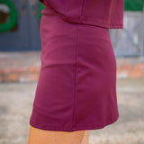 Ready To Go Skirt, Maroon