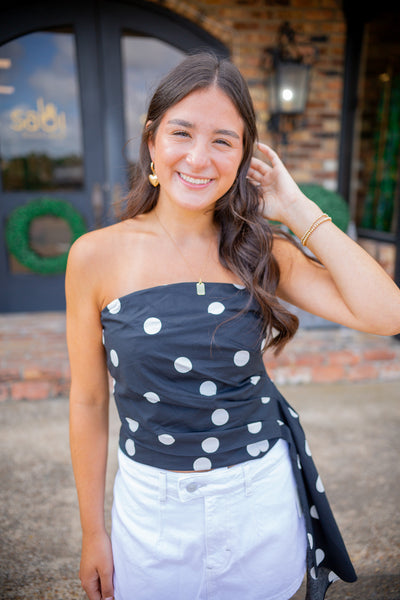 By Popular Demand Top, Black/White