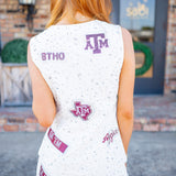 Texas A&M Multi Rhinestone Scattered Logo Vest