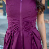 Daisie Dress, Deep Fig