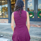 Daisie Dress, Deep Fig