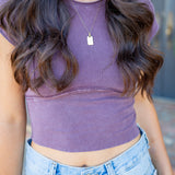 Protagonist Tee, Vintage Grape