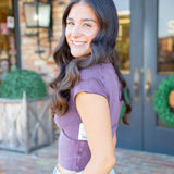 Protagonist Tee, Vintage Grape