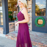 Vita Dress, Deep Fig