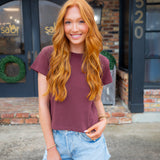 Every Day Kind of Tee, Maroon