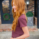 Every Day Kind of Tee, Maroon