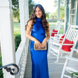 Lara Dress, Deep Blue
