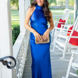 Lara Dress, Deep Blue