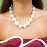Pearl + Gold Chunky Necklace