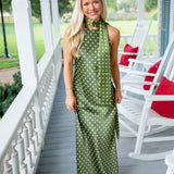 Jaiden Dress, Olive Heather