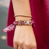 Texas A&M Aggies Bandana Slider Bracelet