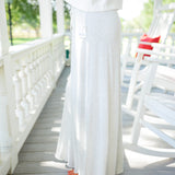 Dream State Wide-Leg Pants, Heather Grey