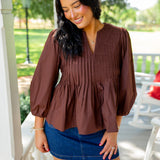 Daydreamer Top, Brown