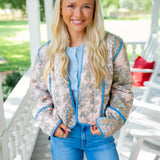 Adalynn Jacket, Pearl Blush