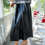 Dotty Skirt, Black