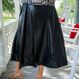 Dotty Skirt, Black