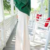 Line By Line Flare Pant, Ecru