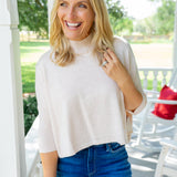Aja 'Ortho Solid' Top, Ecru