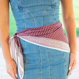 Finishing Touch Scarf, Maroon