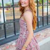 Fancy That Mini Dress, Maroon