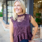 Perfect Introduction Top, Maroon