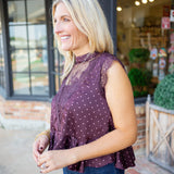 Perfect Introduction Top, Maroon