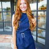 Buckled Together Dress, Pageant Blue