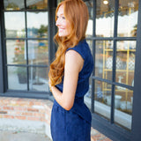 Buckled Together Dress, Pageant Blue