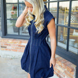 Dyanne Dress, Bijou Blue